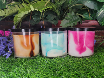 Three set 9 Oz Candles